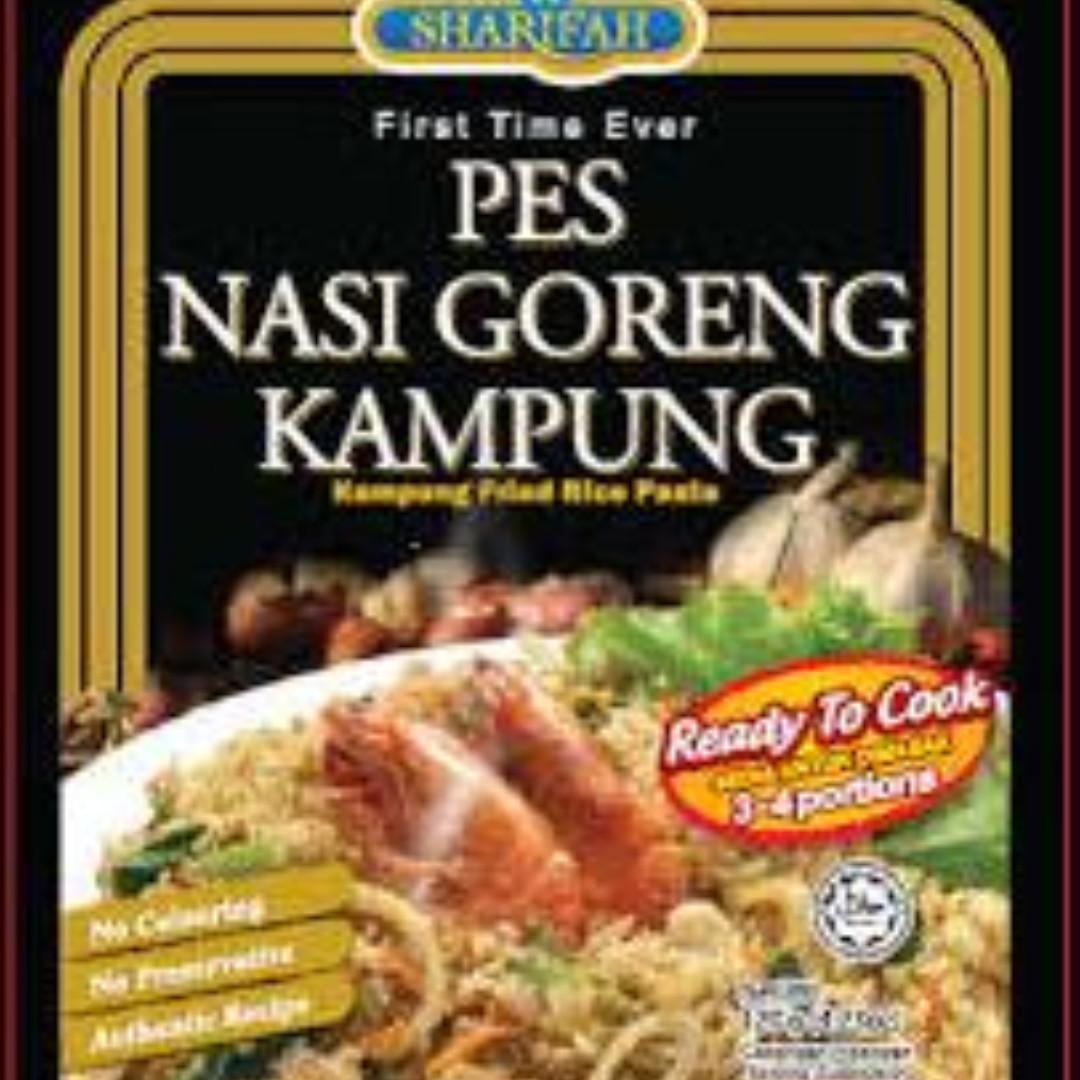 Sharifah Ready To Cook Halal Food Paste Pes Nasi Goreng Kampung 3 4 Portions Per Pack Food Drinks Instant Food On Carousell