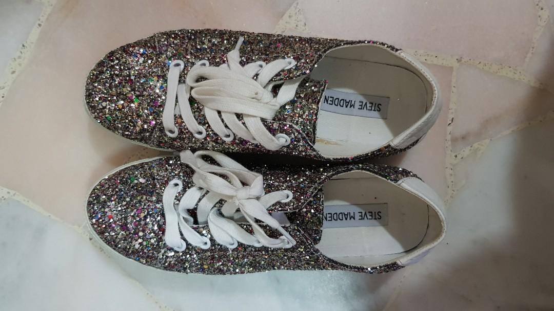 Glitter shoes steve top madden