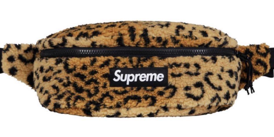 Supreme Leopard Waist Bag, Men&#39;s Fashion, Bags & Wallets, Sling Bags on Carousell