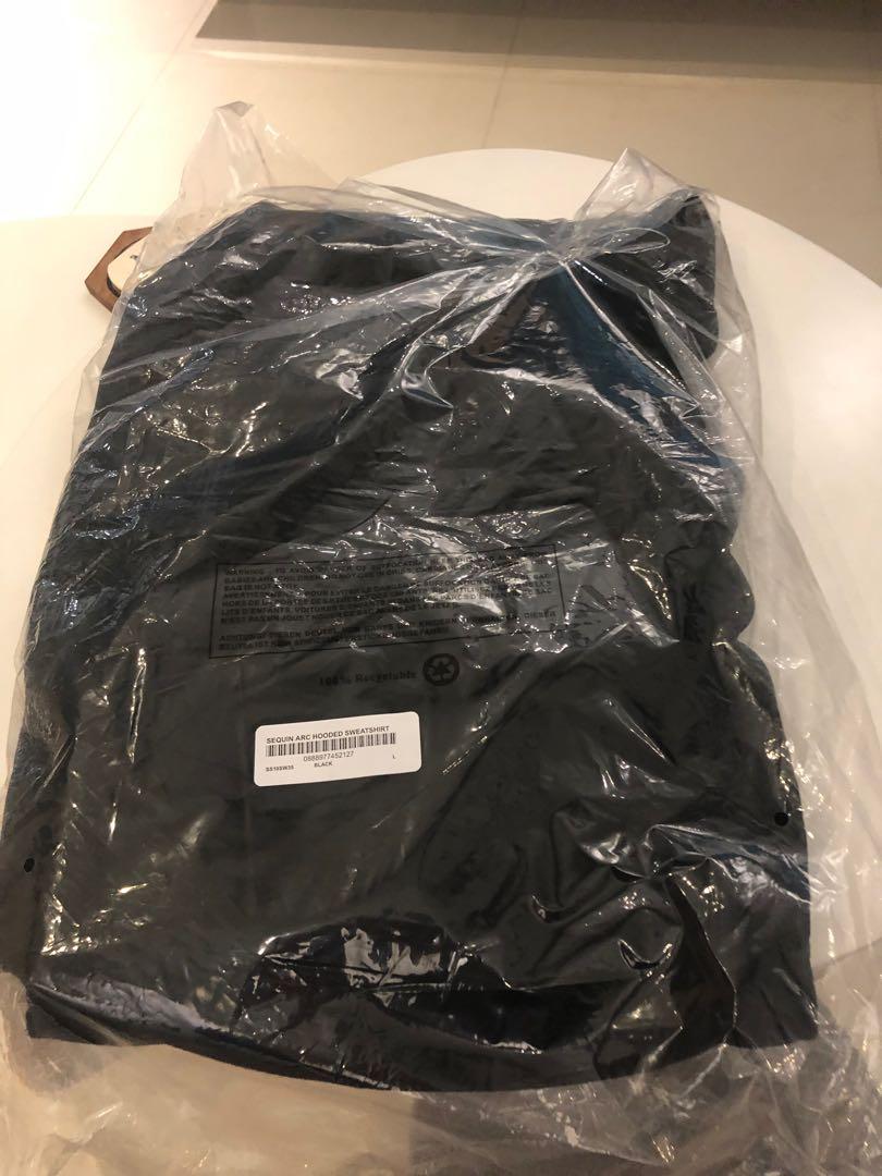 supreme sequin arc hooded sweatshirt