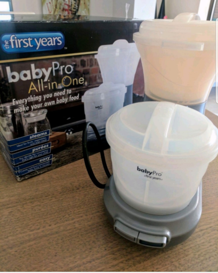 The first years BabyPro Allin one steamer/ food processor, Babies