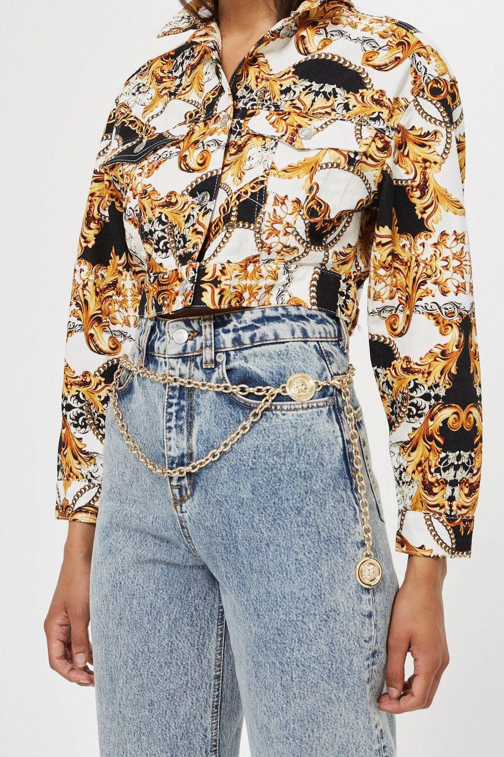 Chain belt topshop cheap