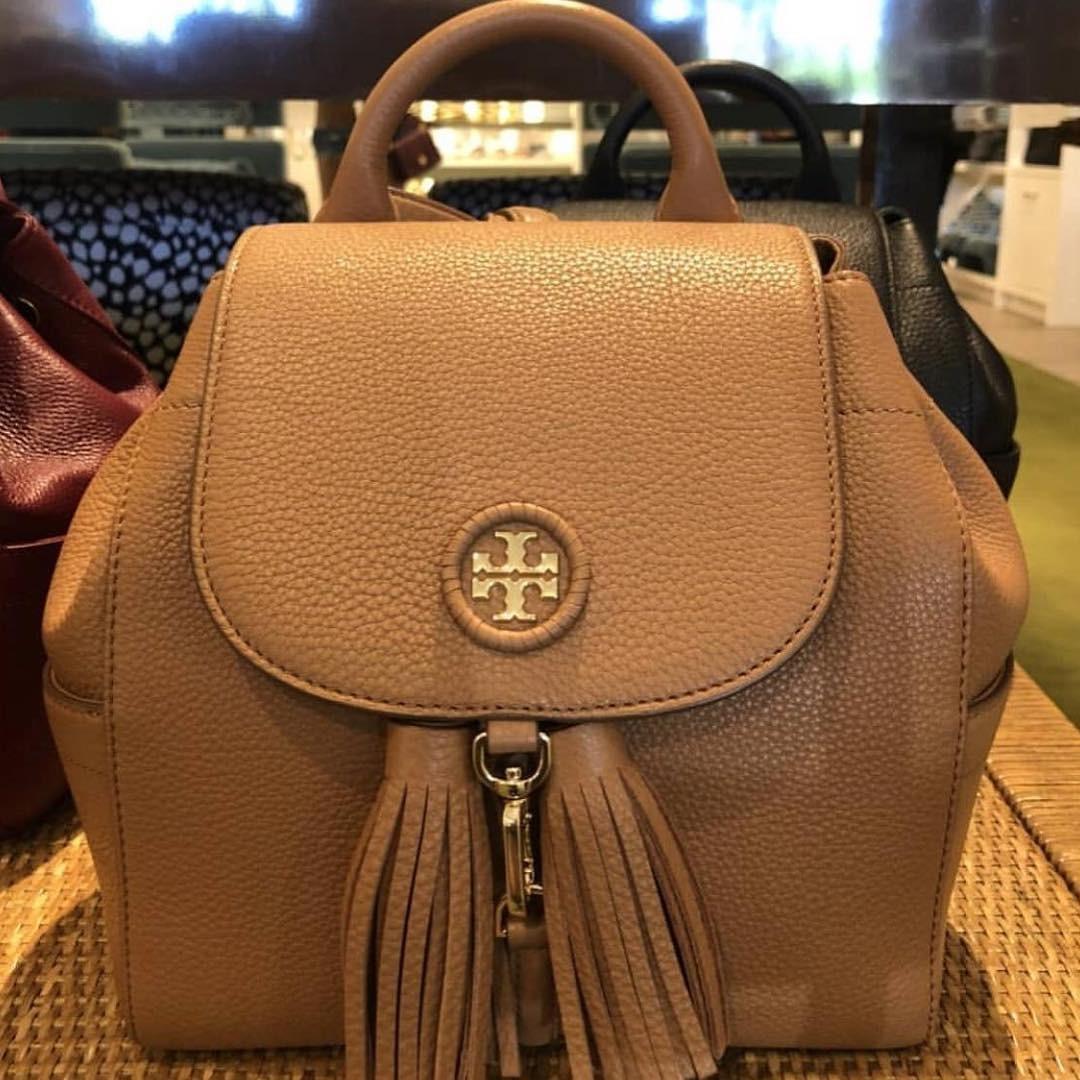 Tory burch whipstitch logo mini backpack 2025