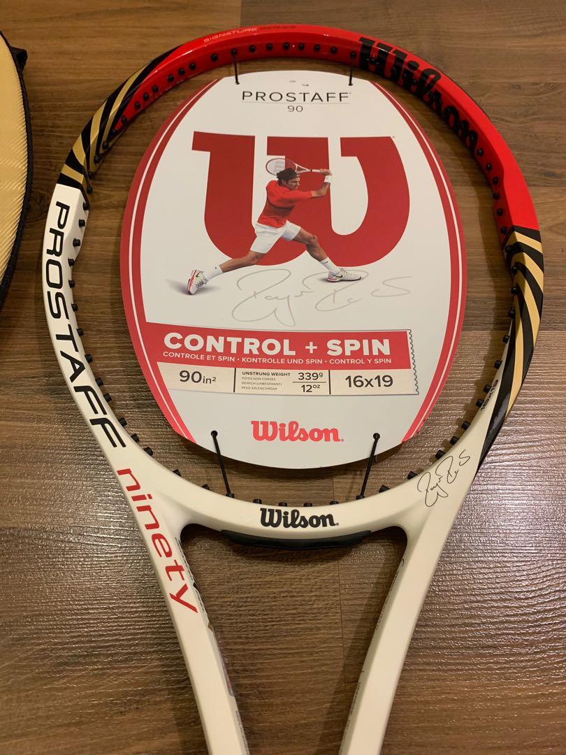 Wilson Blx Pro Staff Six One 90 Federer Sports Sports Games Equipment On Carousell