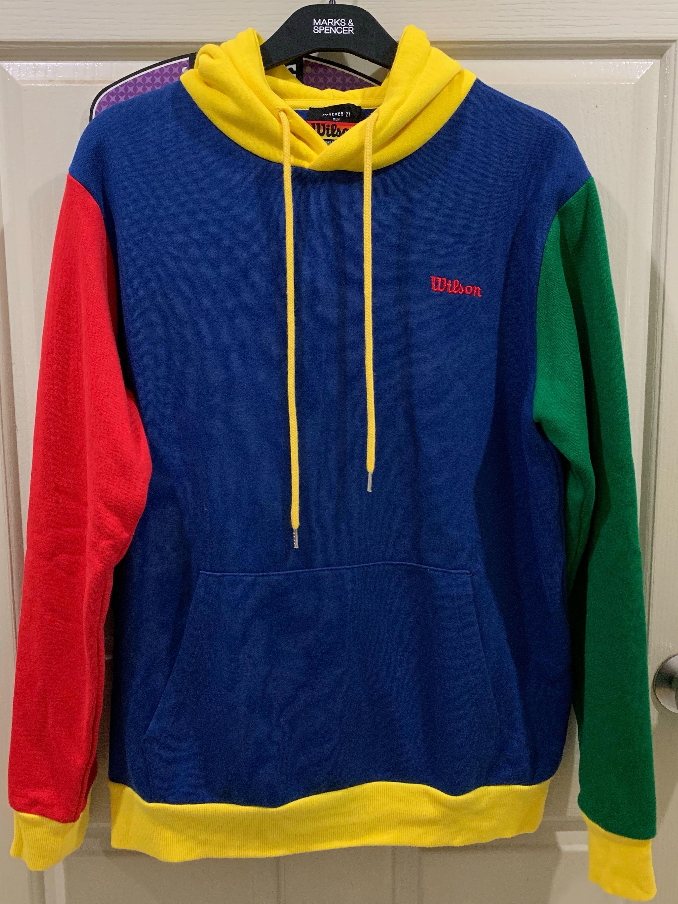 wilson color block hoodie