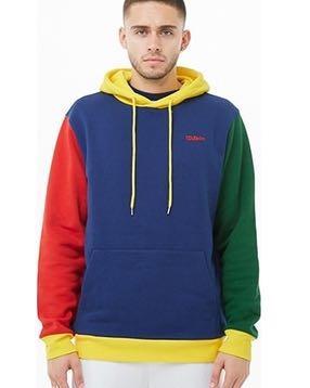 Wilson color block hoodie clearance