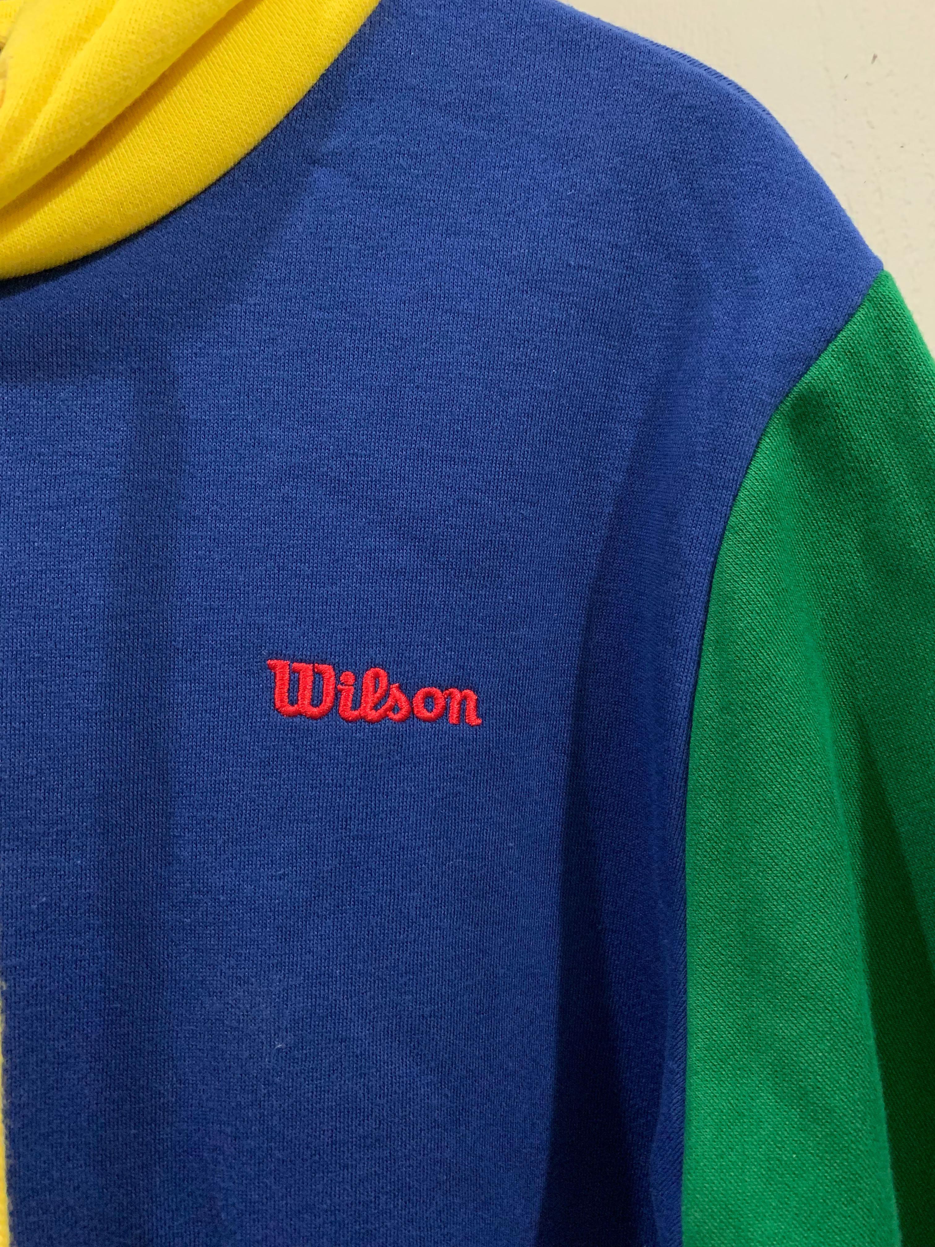 wilson color block hoodie