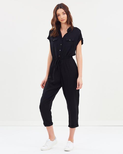 Short sleeve boiler jumpsuit Clearance