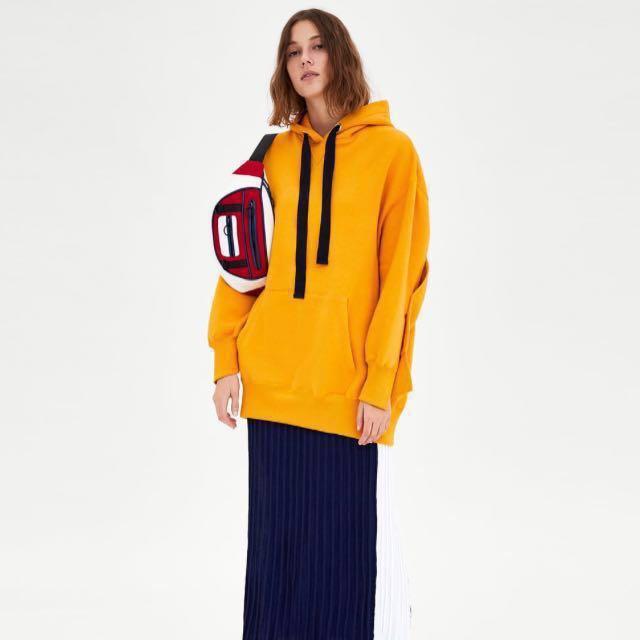 Zara hoodie new arrivals dress