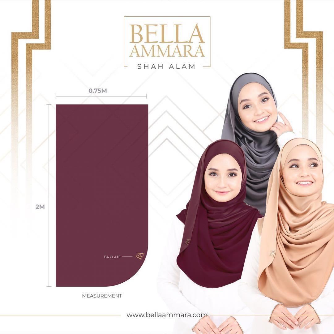 Pre Order Naila Shawl By Bella Ammara Women S Fashion Muslimah Fashion Hijabs On Carousell