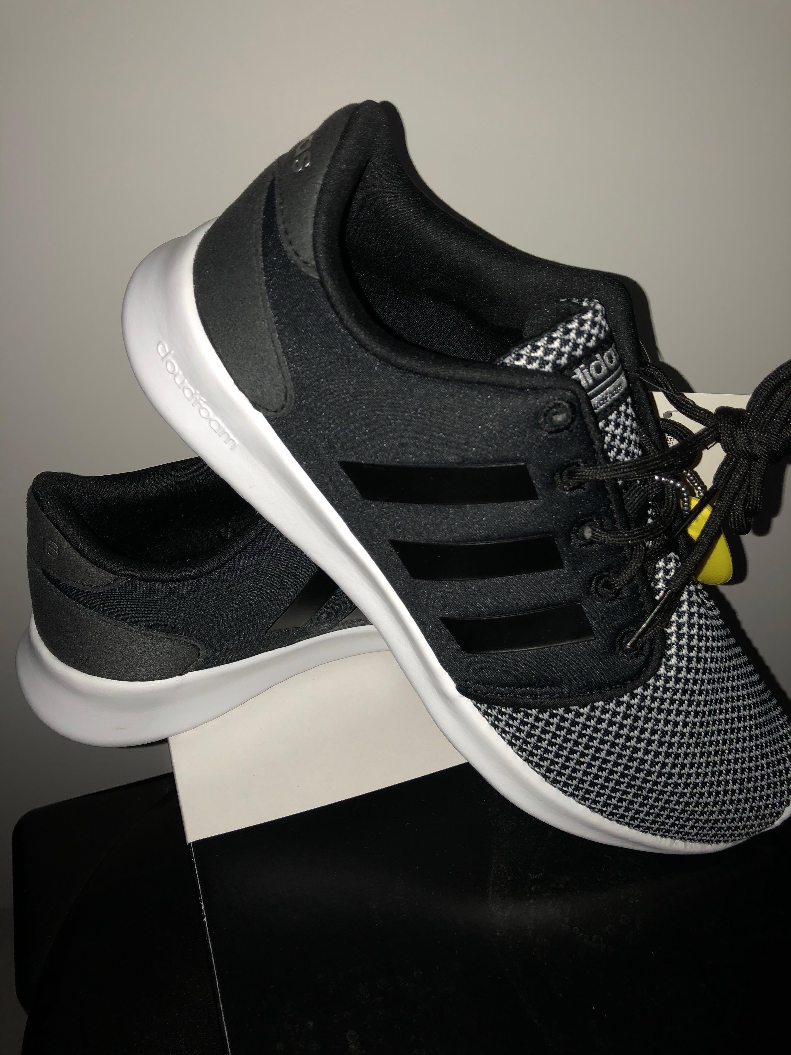 adidas black shoes cloudfoam