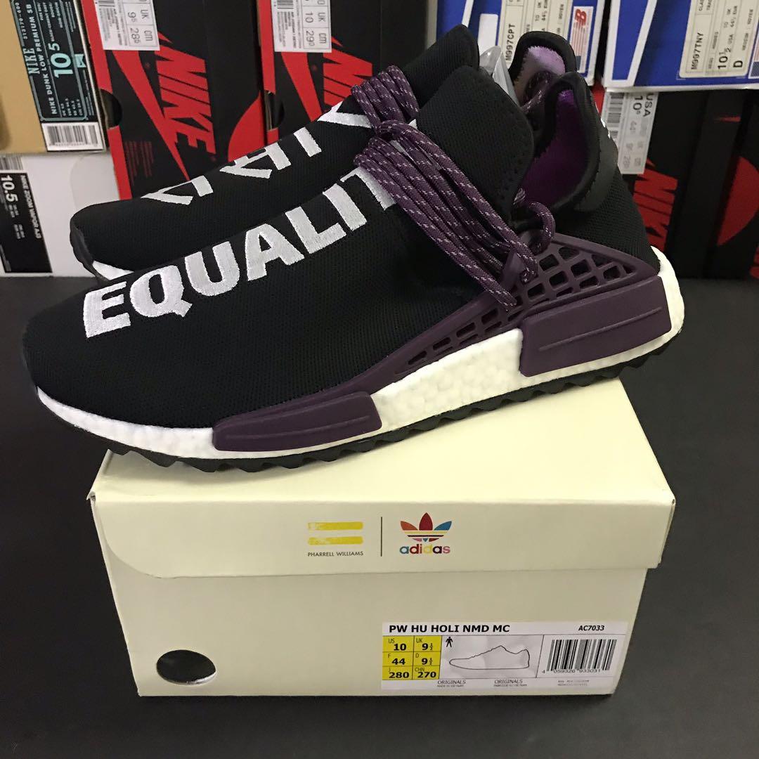 Adidas Human Race NMD Pharrell Williams Holi Black US 10 UK 9.5