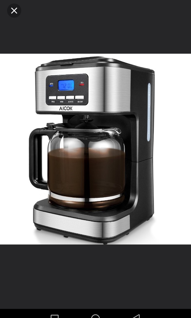 Aicok Coffee Machine TV Home Appliances Kitchen Appliances Coffee Machines Makers on Carousell