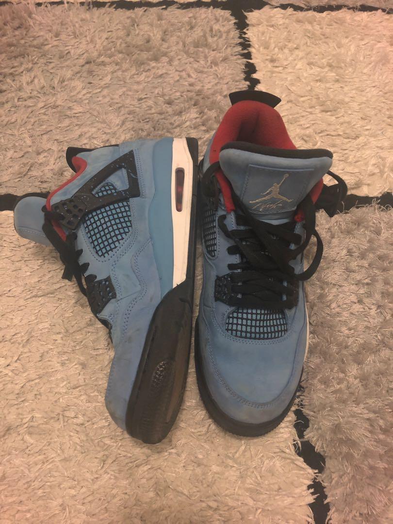 travis scott jordan 4s grey