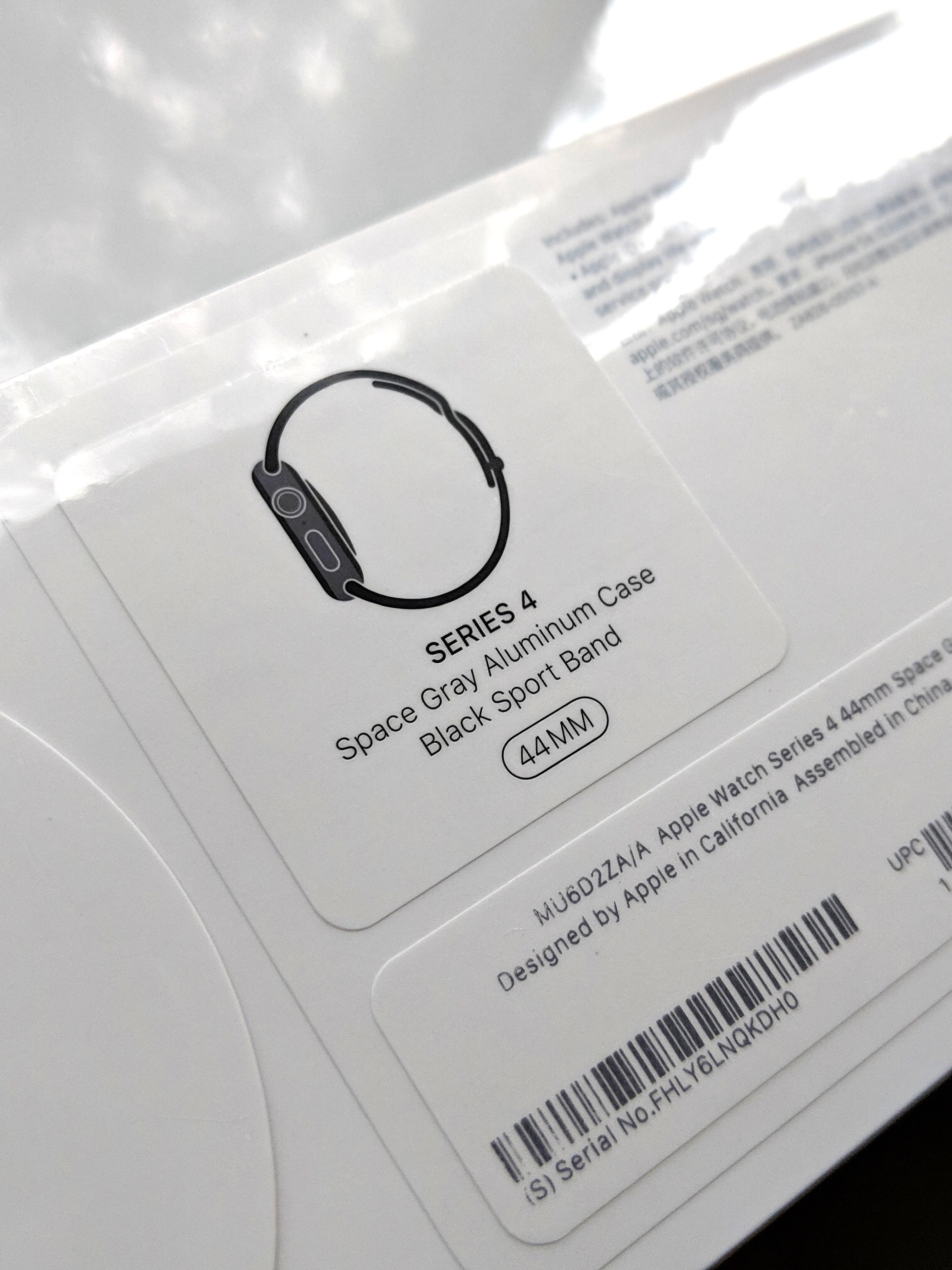 apple watch series 4 gps space grey