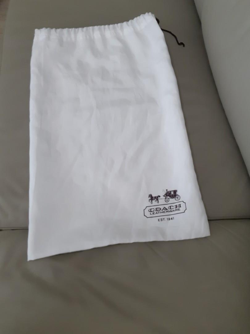 coach dust bag authentic