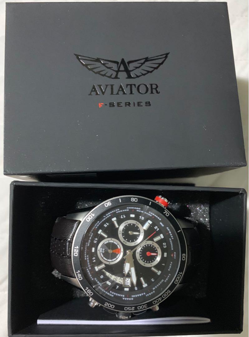 aviator f series world time tachymetre chronograph timepiece