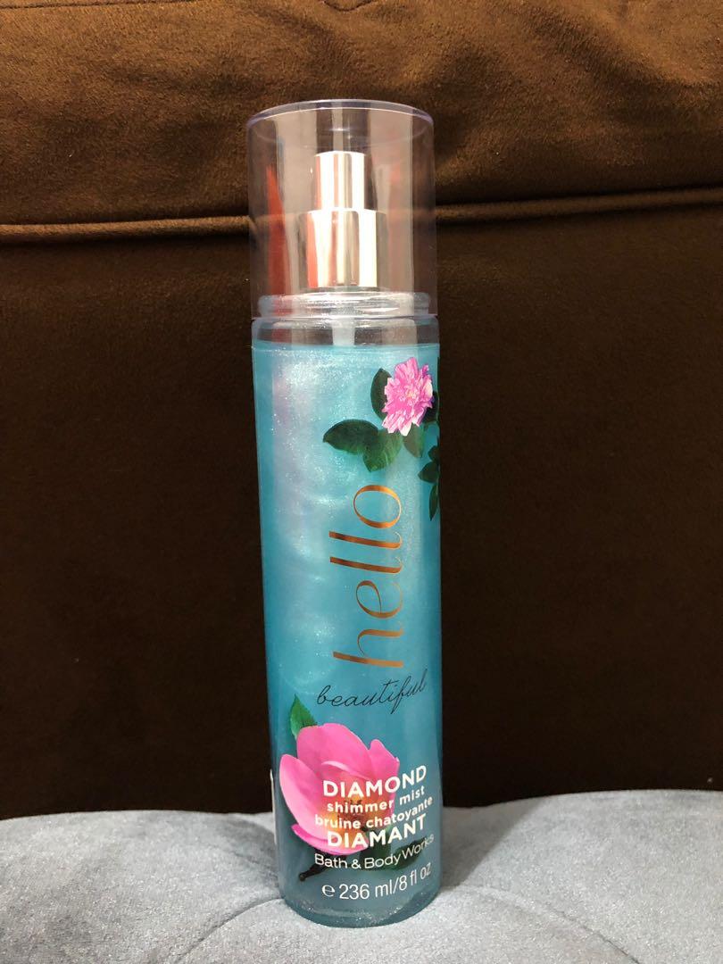 Bath and body works hello beautiful diamond shimmer online mist