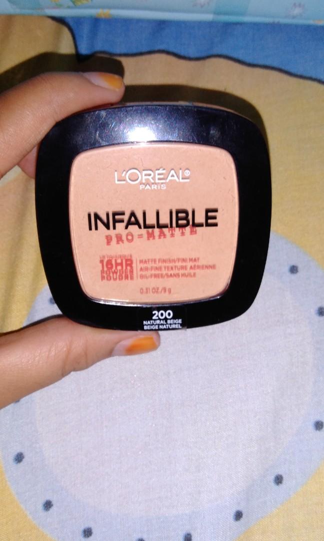 Bedak Loreal Infallible Pro Matte Shade 200 Kesehatan Kecantikan Rias Wajah Di Carousell
