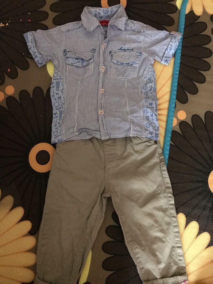 Boy set (Category: Babies & Kids Fashion) located in Kuala Lumpur. Submitted by shakirahkiyo (Listing ID 225670711, Image 1). Description: Good condition.. masih sesuai dipakai utk raya.. Utk boy 1-2tahun.