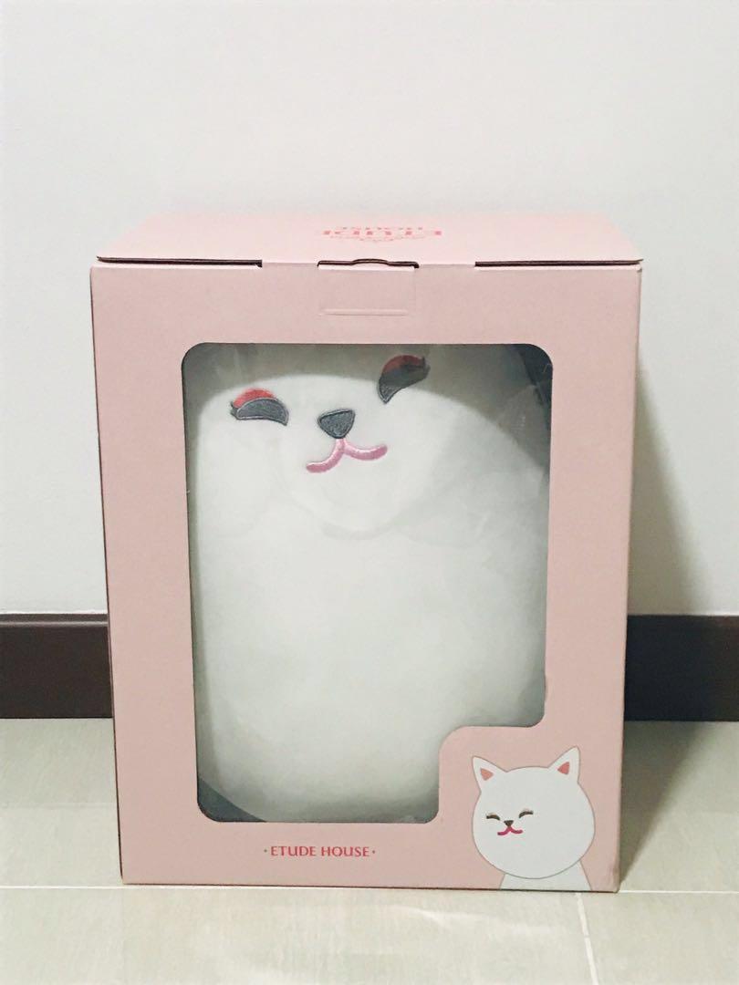 cat plush cushion