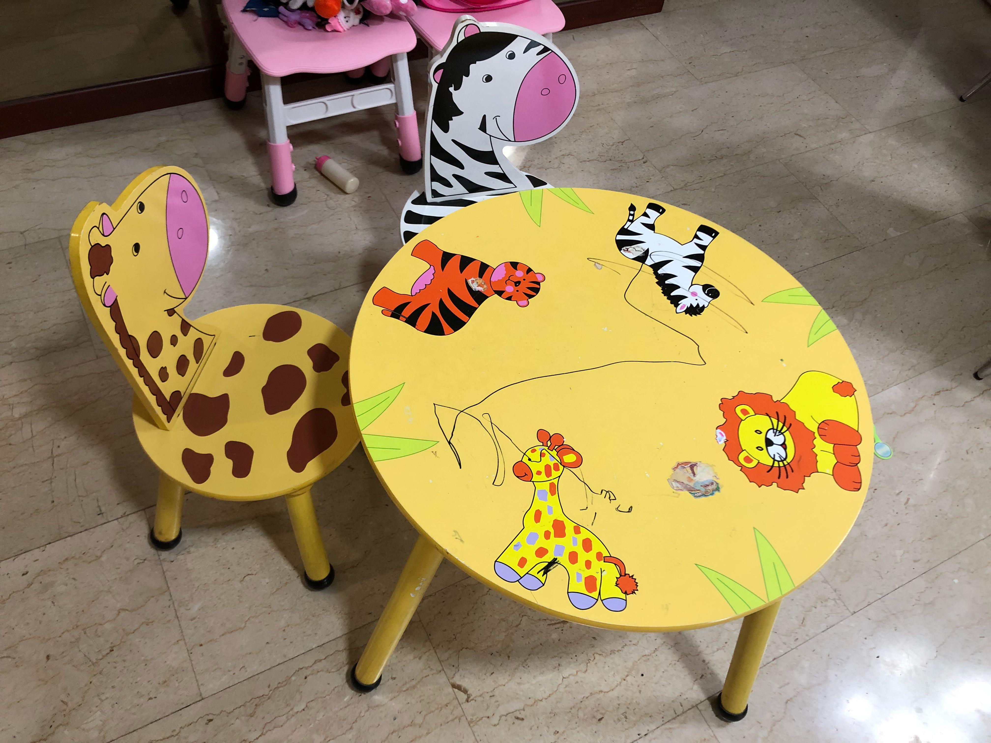 used kids table and chairs