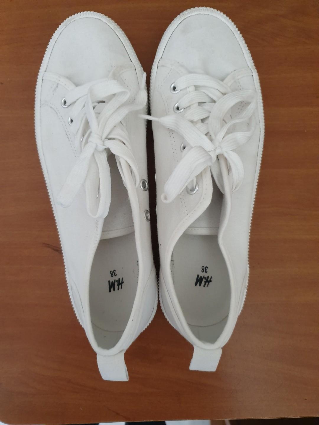 Creamy white sneaker from H\u0026M, Women's 