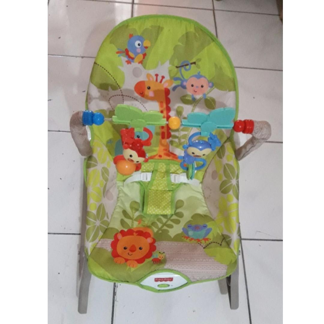 fisher price crib mobile rainforest
