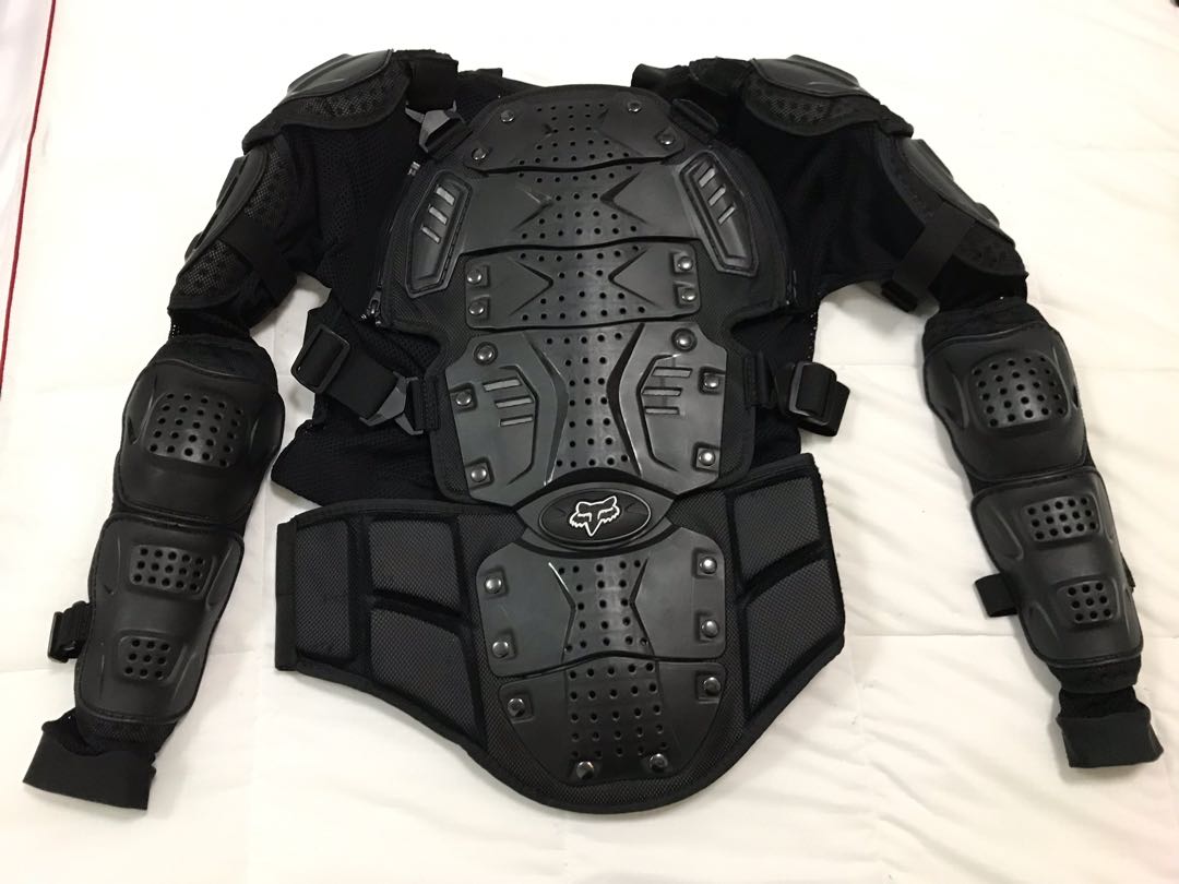 Fox Titan Sport body armour and Forcefield L2 armoured shorts