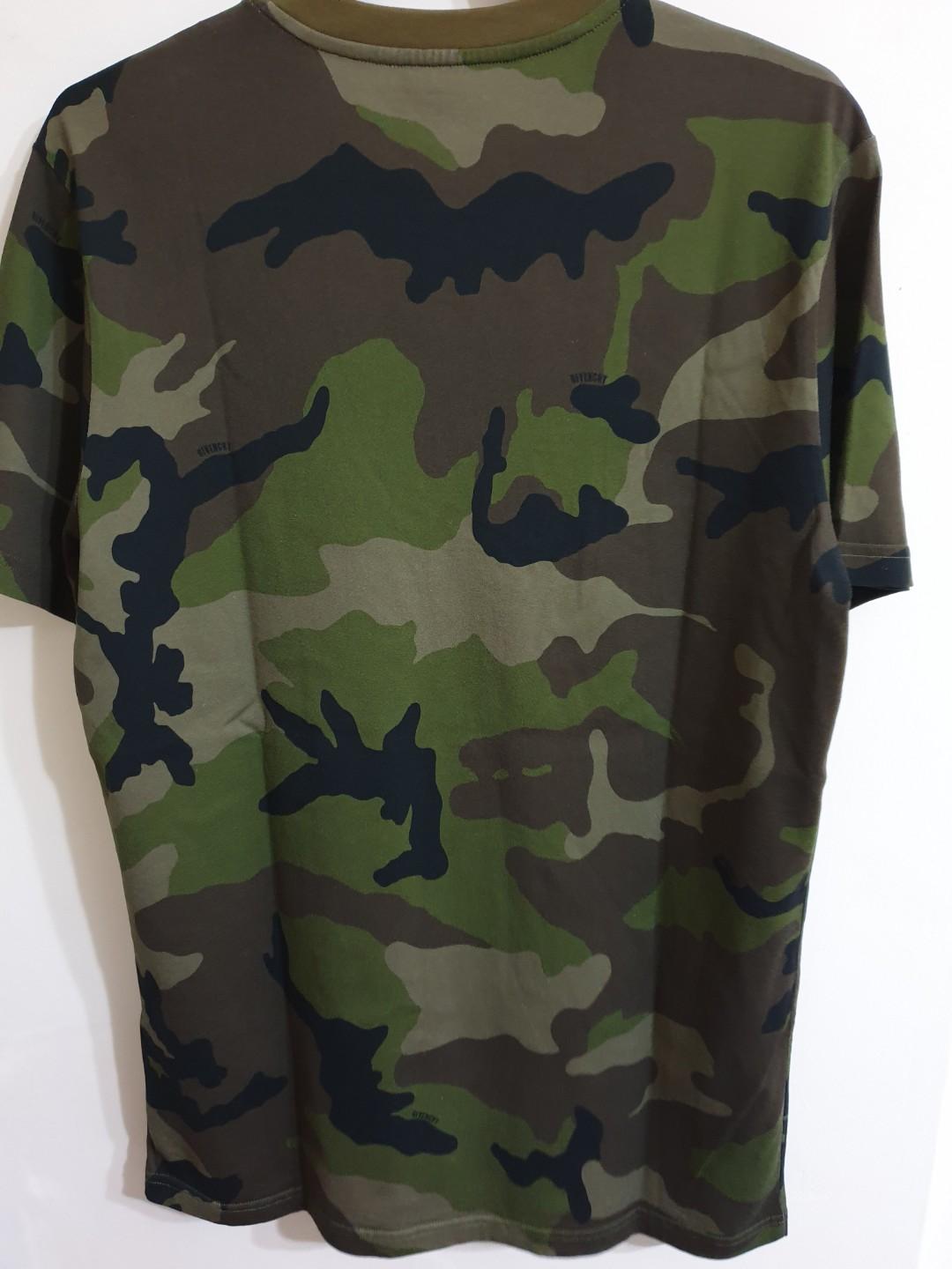 Givenchy camo monkey t shirt hot sale
