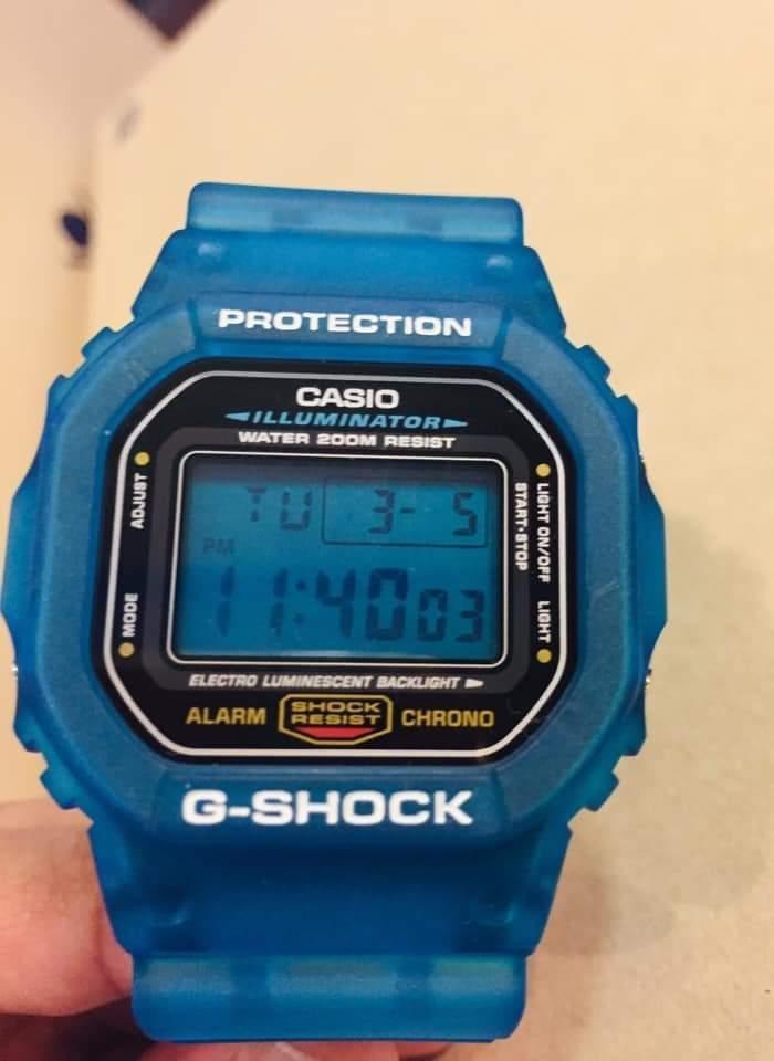 G shock adidas blue store