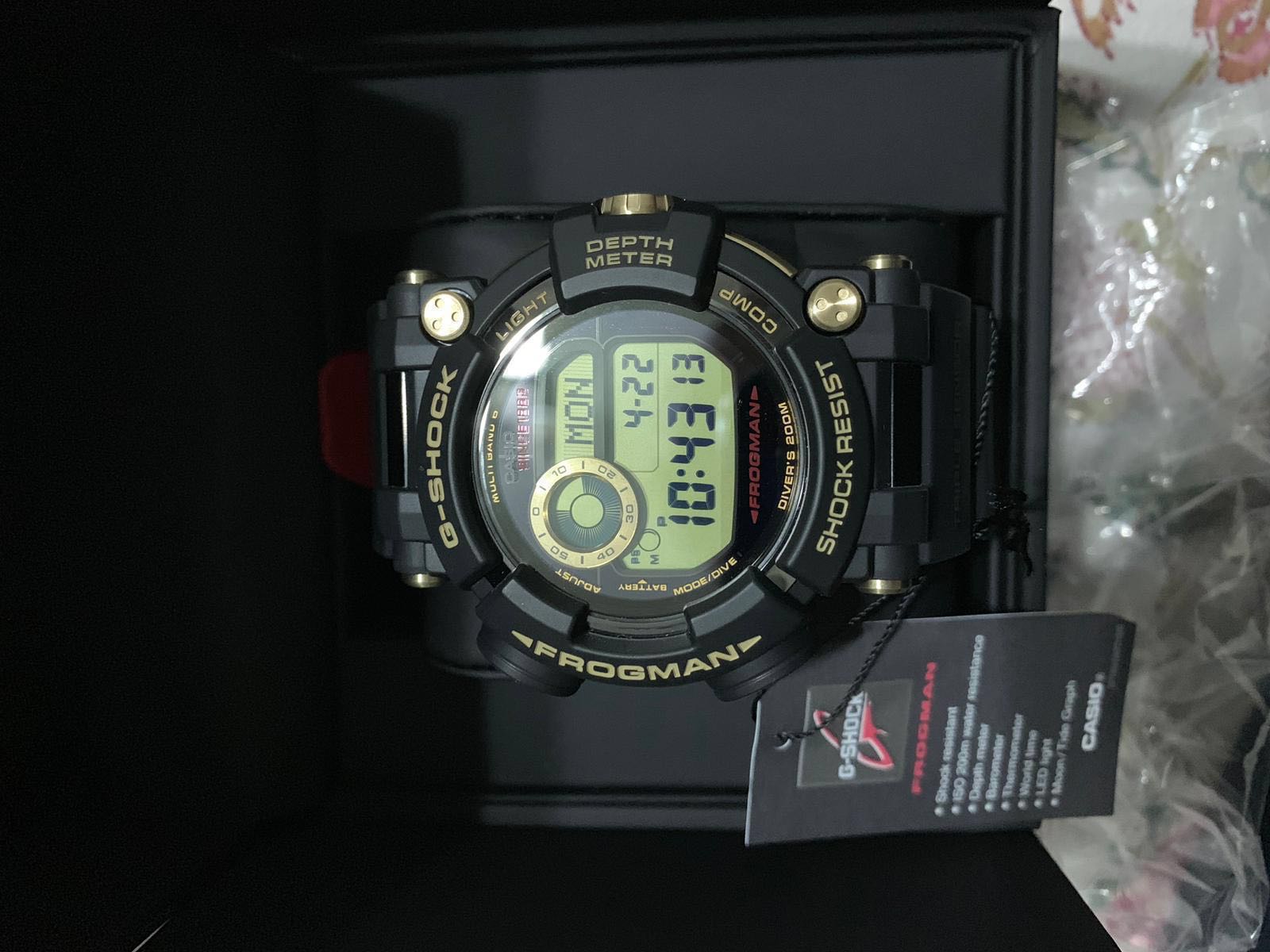 G Shock Frogman GWF D1035B GWF D1035B Gold Tornado