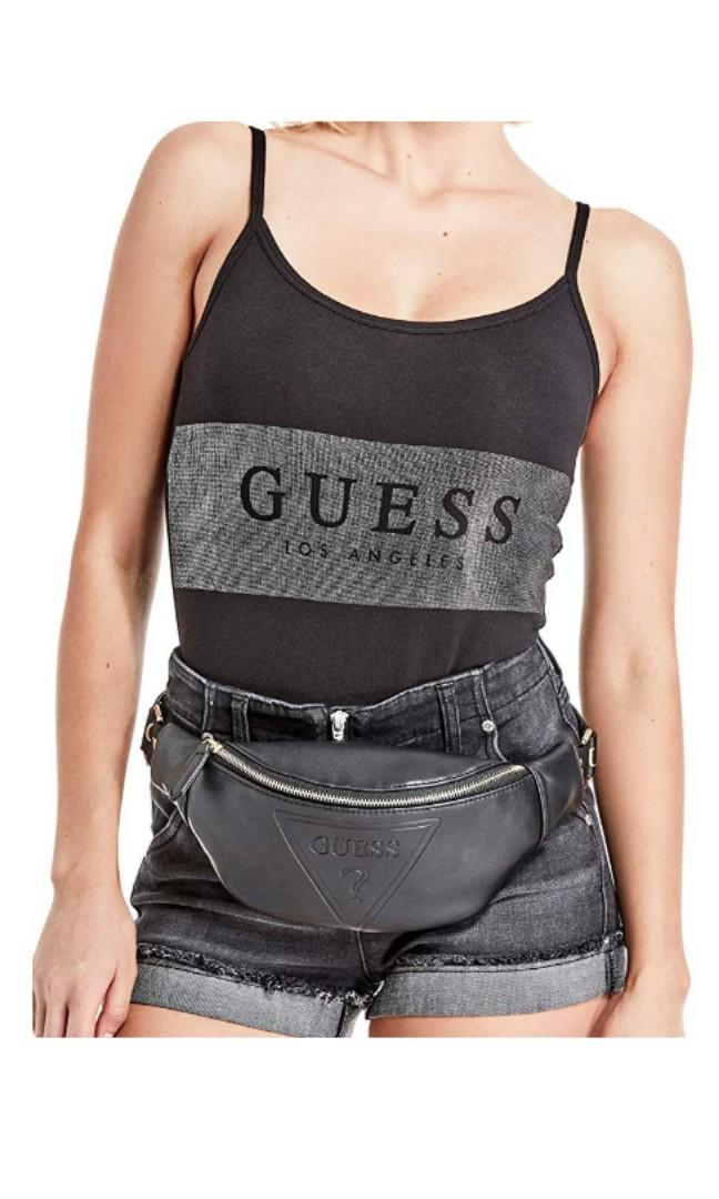 Guess factory women's gym embossed logo waist shop pack