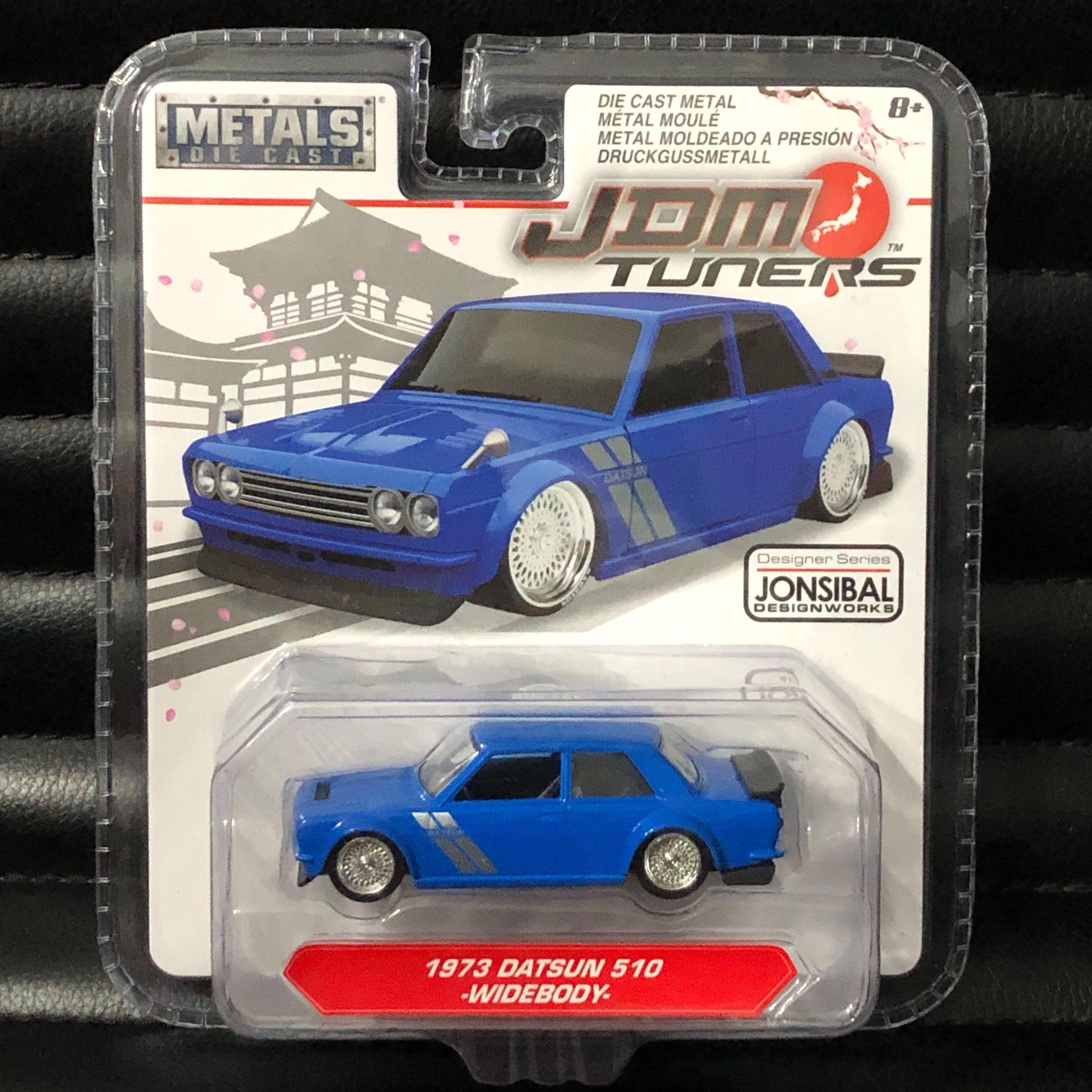Jada Toys JDM Tuner Datsun 510 (Blue) (2), Hobbies Toys, Toys