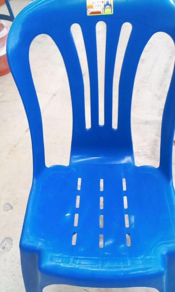 KERUSI PLASTIK BIRU MURAH, Health & Nutrition, Assistive & Rehabilatory