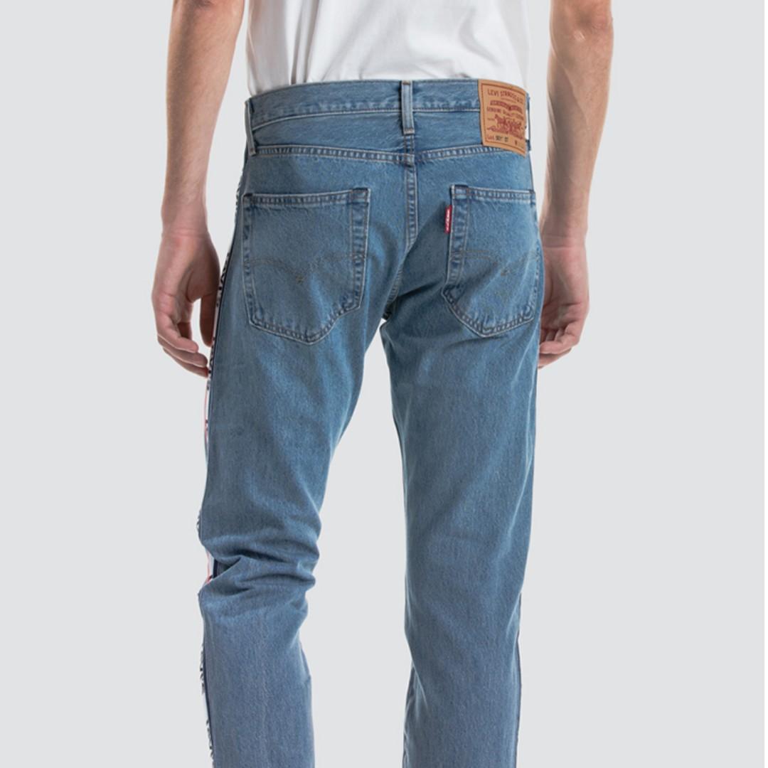 levi's 501 taper sports stripe