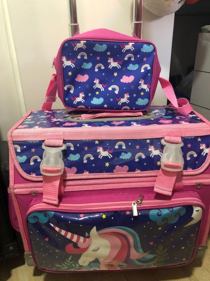 unicorn trolley bag