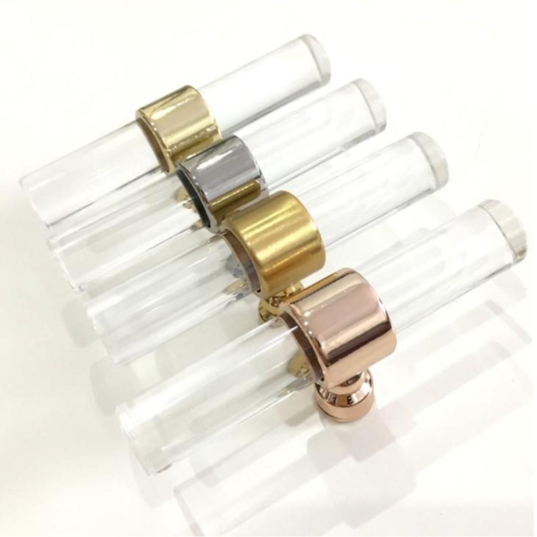 Luxe Clear Cabinet Knobs Handles Furniture Shelves Drawers On Carousell