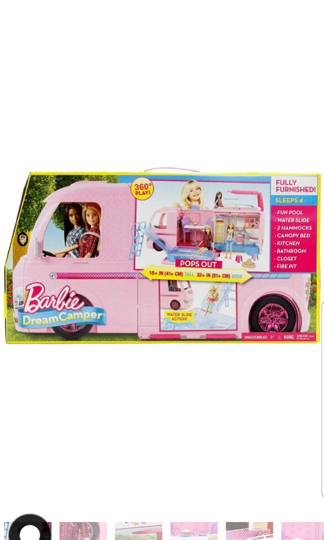 barbie camping vehicle