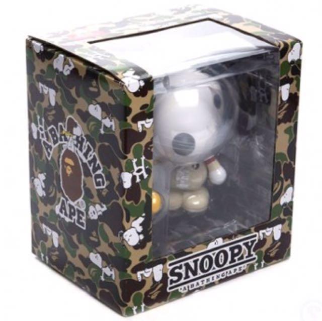 Medicom Toy x Bape A Bathing Ape x Peanuts Snoopy Woodstock