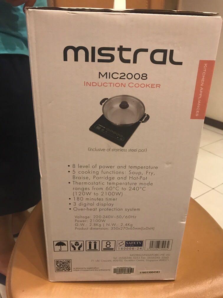 Mistral induction top cooker mic2008