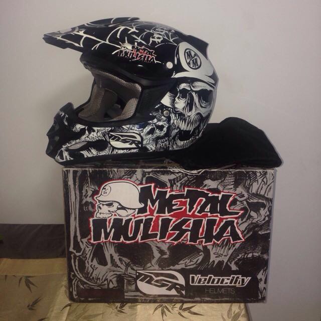 MSR Velocity Metal Mulisha Helmet Motorcycles Motorcycle