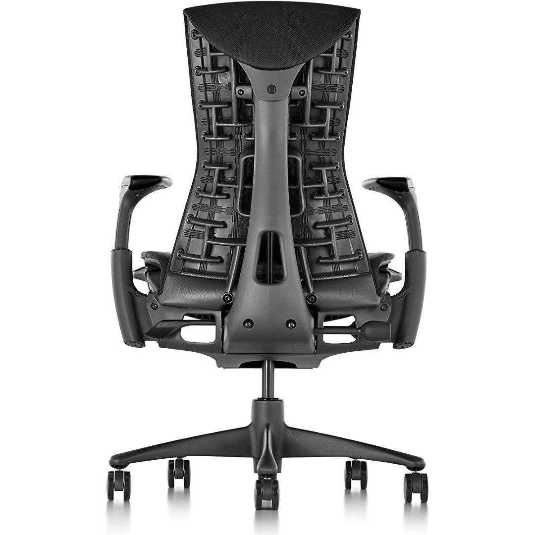 New Herman Miller Embody Chair Graphite Frame Black Furniture Tables Chairs On Carousell