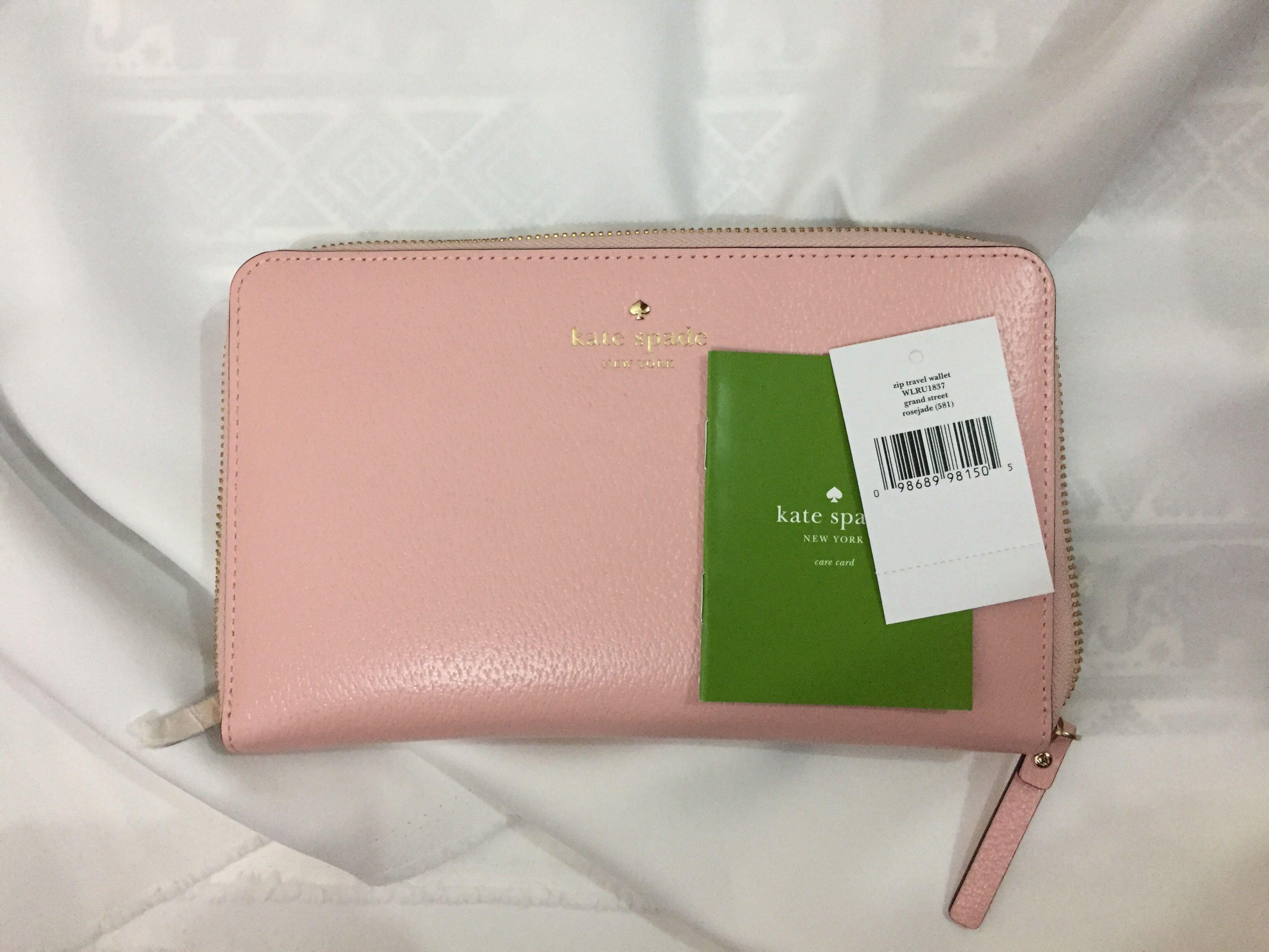 Kate spade top rose jade wallet