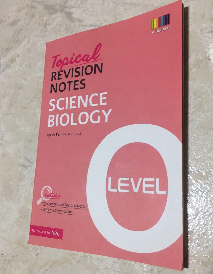 Topical Notes O Level Topical Revision Notes bio, Hobbies & Toys, Books & Magazines ...