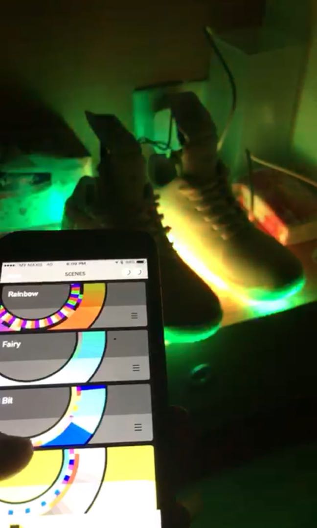 App controlled led shoes hot sale