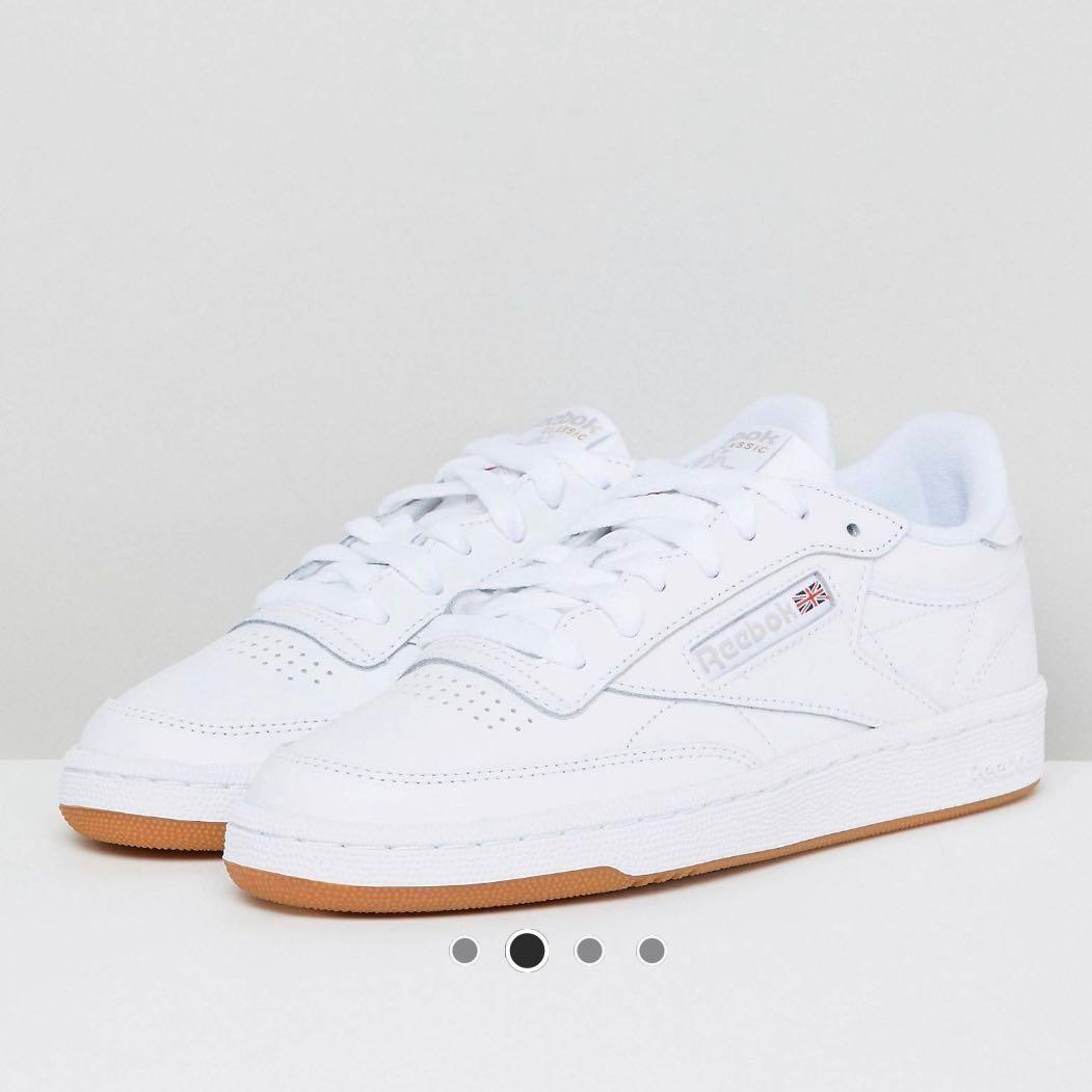 Reebok Classic C 85 Trainers in White 