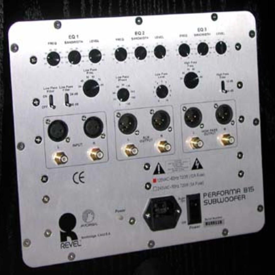 revel performa b15 subwoofer