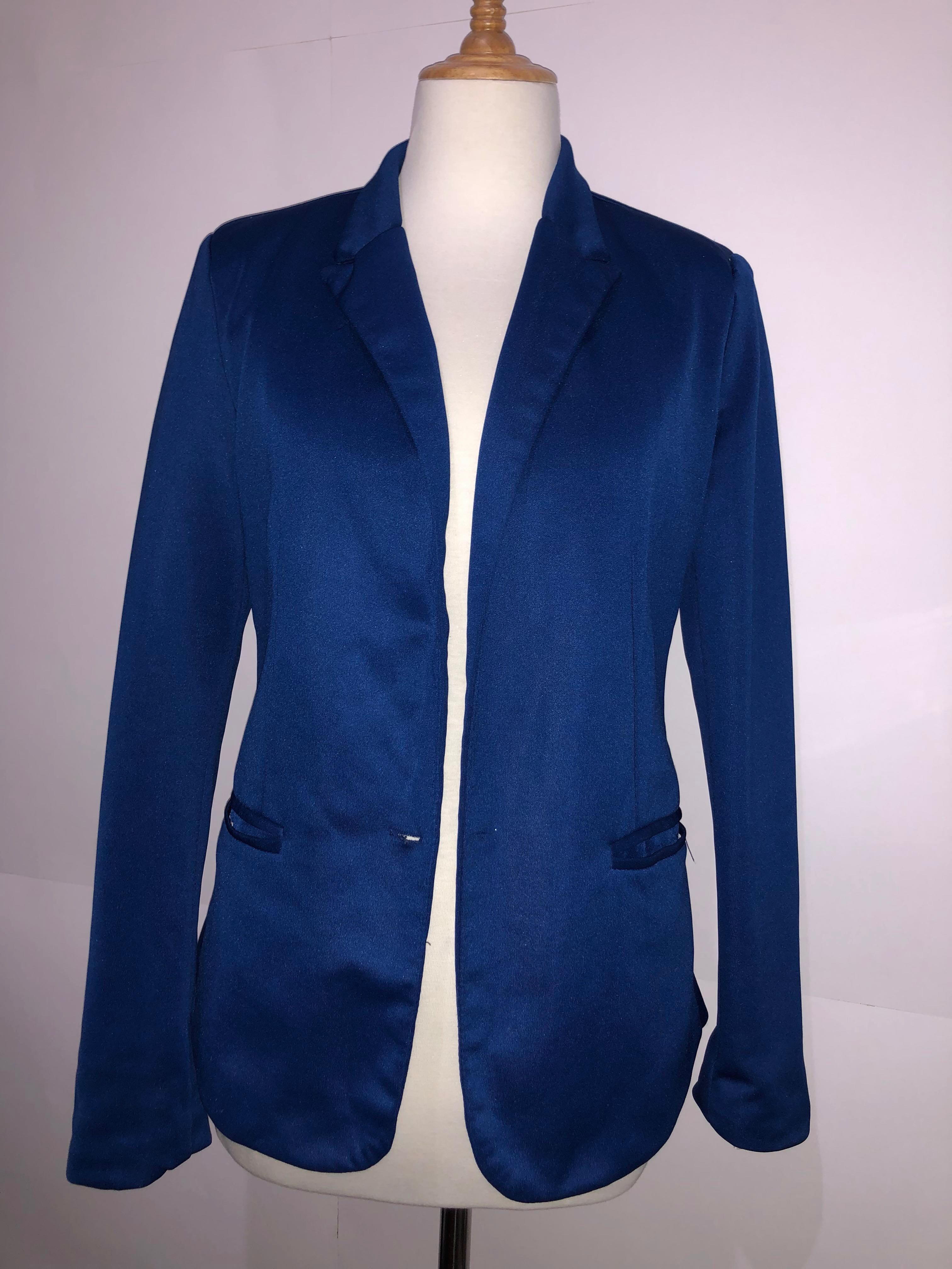 Royal Blue Blazer, Women's Fashion, Coats, Jackets and Outerwear on