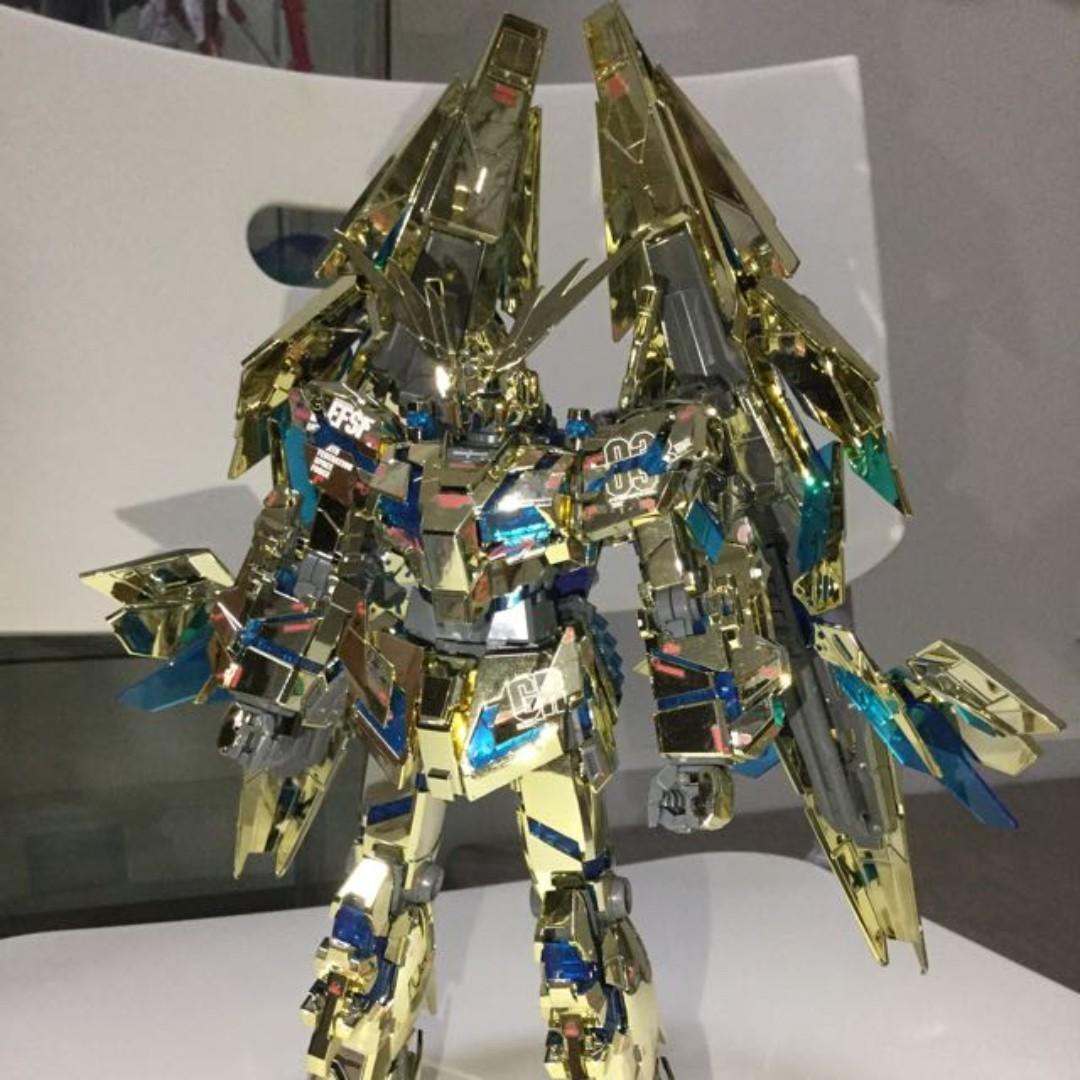 Rx 0 Unicorn Gundam 03 Phenex Gold Coating Edition Mg 1 100 Toys Games Bricks Figurines On Carousell